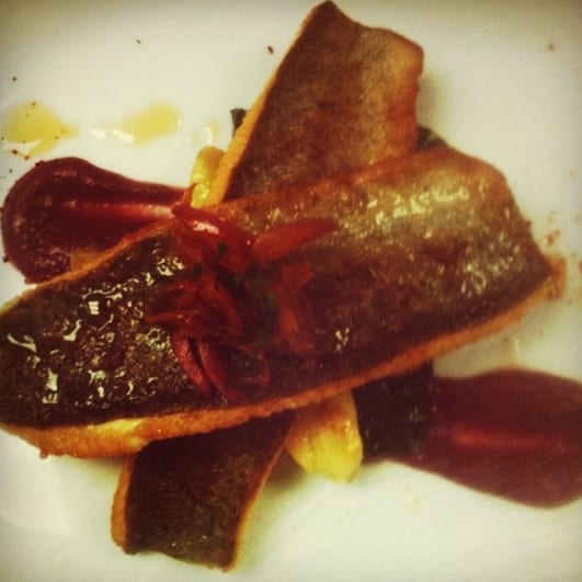 Pan-seared Carolina Trout.