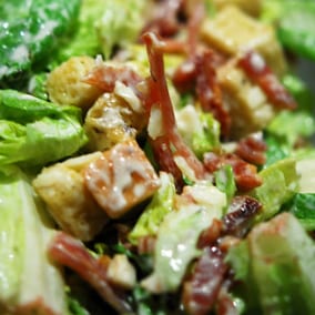 Traditional Caesar Salad.