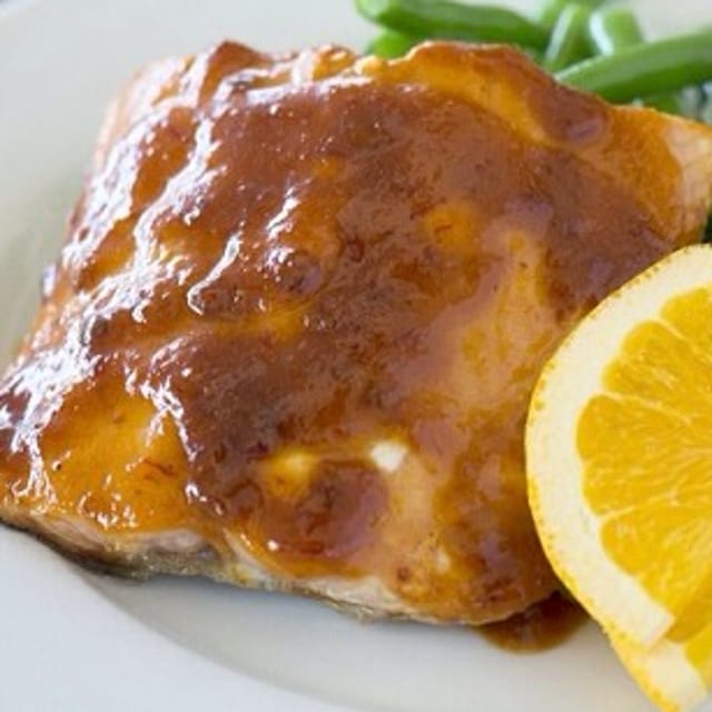 Grilled Wild Caught Salmon.